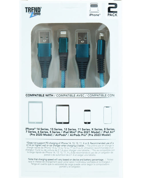 10' & 6' Sync & Charge iPhone Cable Set
