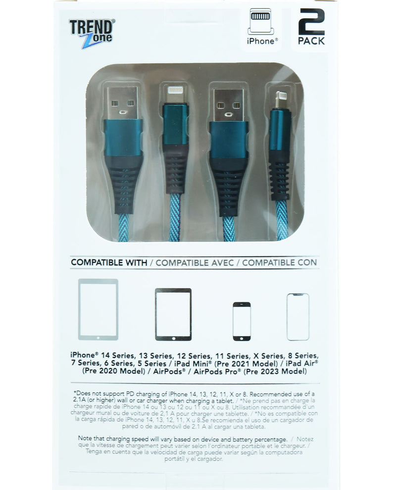 10' & 6' Sync & Charge iPhone Cable Set