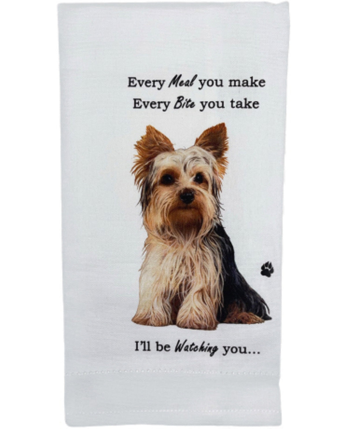 Yorkie Kitchen Towel
