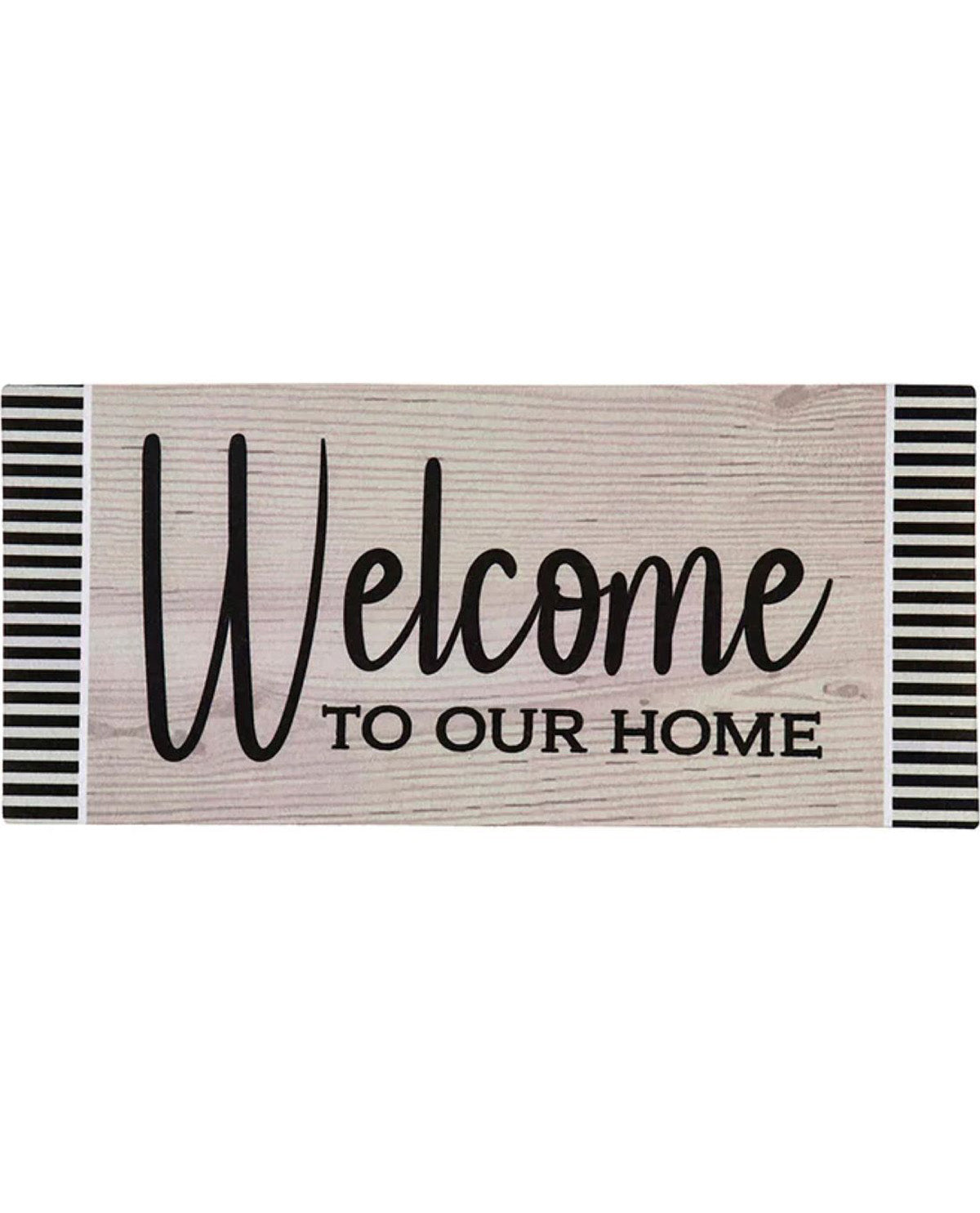 Wood Grain Welcome Sassafras Switch Mat