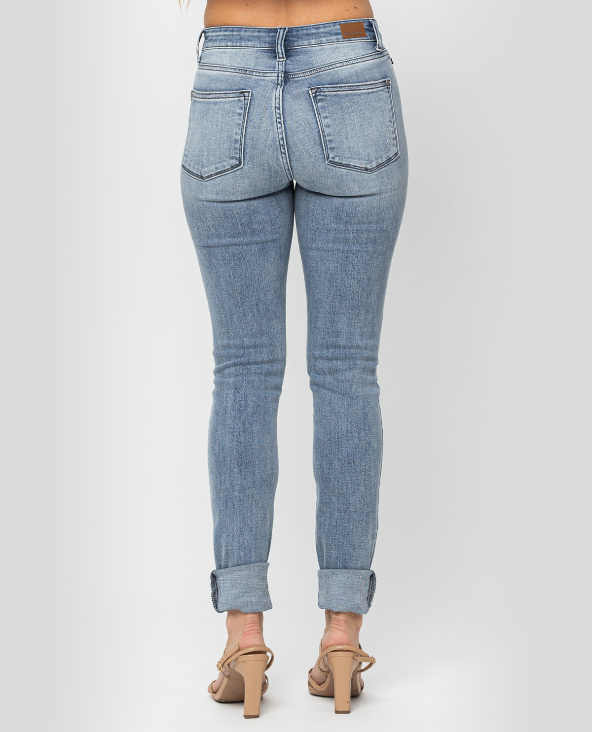 Judy Blue High Rise Skinny Fit Destroyed Jeans