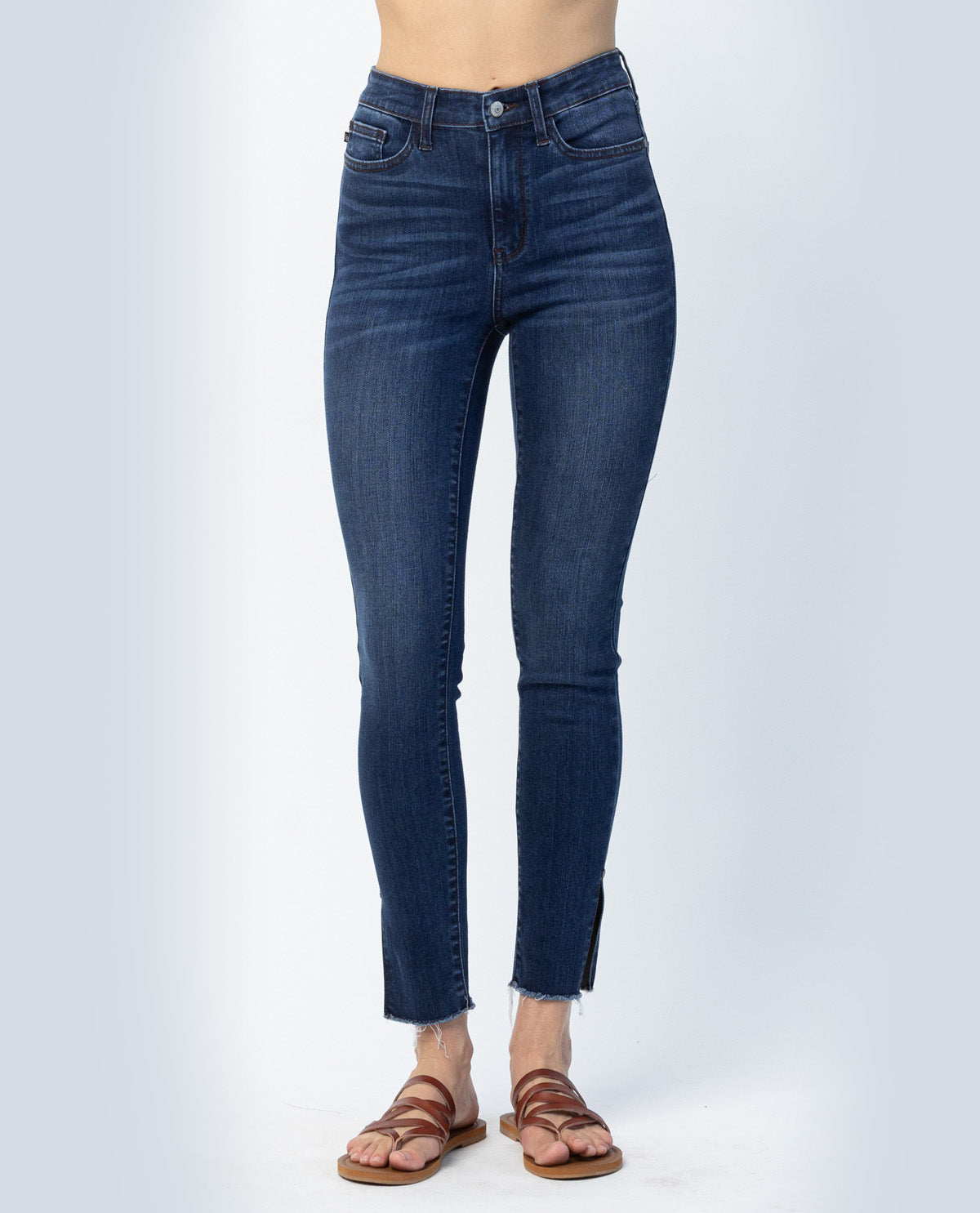 Judy Blue High Rise Skinny Fit Side Slit Jeans