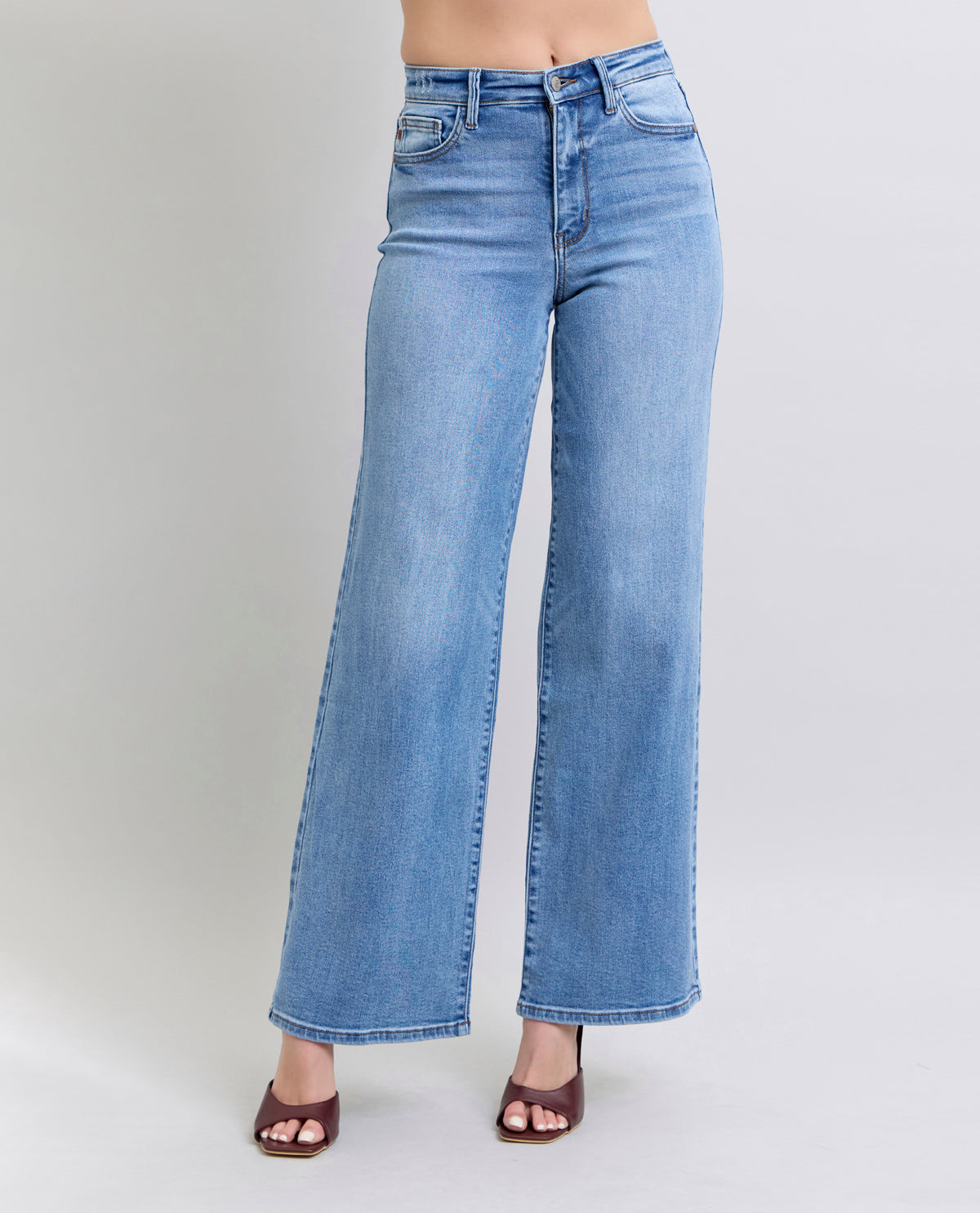 Judy Blue High Waist Vintage Wide Leg Jean