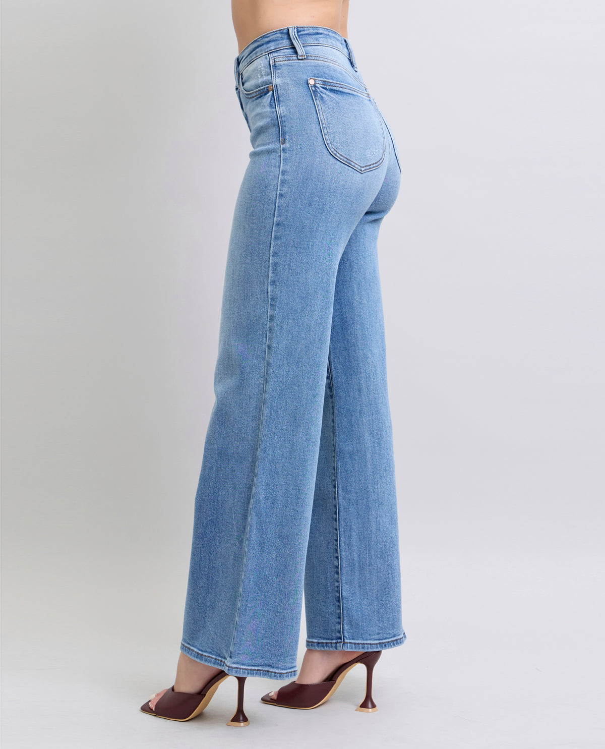 Judy Blue High Waist Vintage Wide Leg Jean