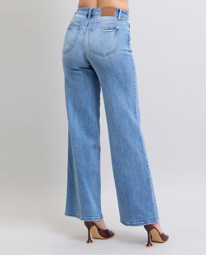 Judy Blue High Waist Vintage Wide Leg Jean