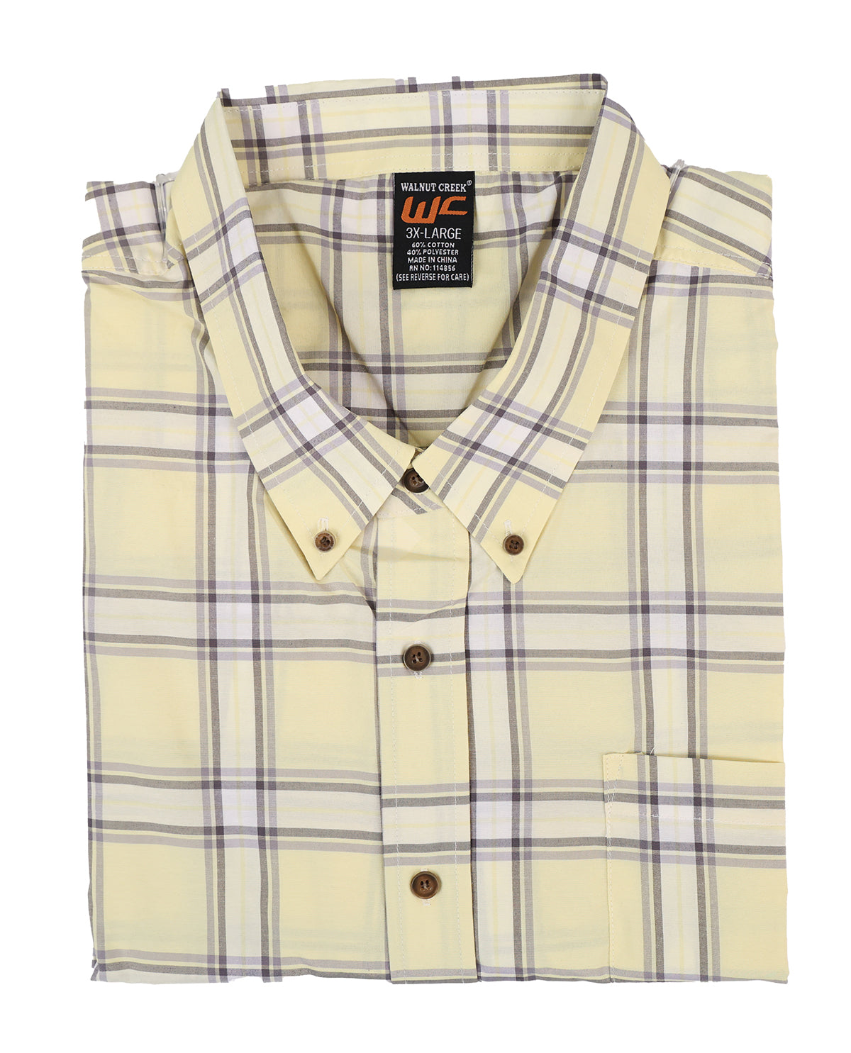 Walnut Creek Short Sleeve Plaid Top