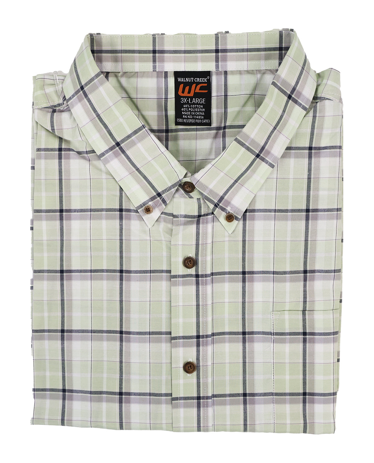 Walnut Creek Short Sleeve Plaid Top