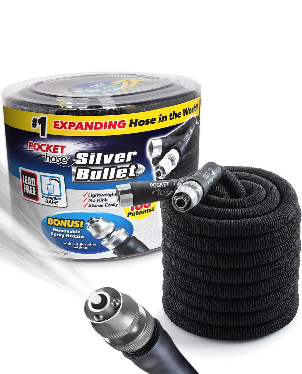 75Ft. Silver Bullet Pocket Hose