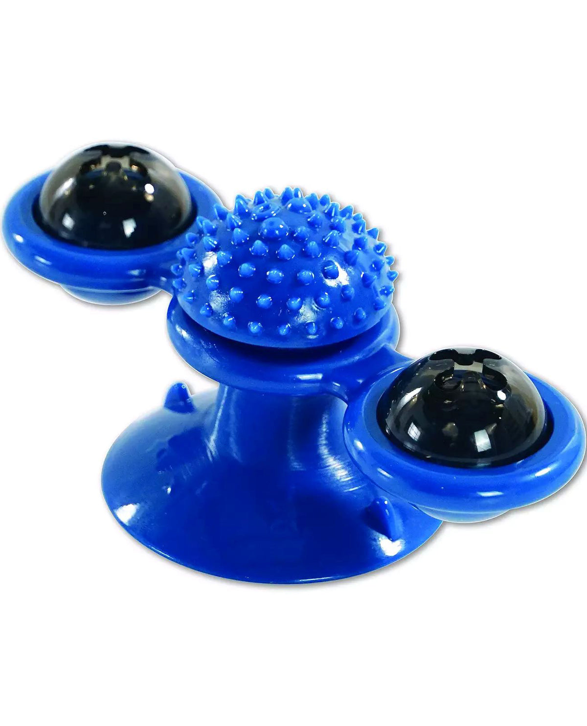 Purrfect Spinner: 2 In 1 Cat Toy & Grooming Brush