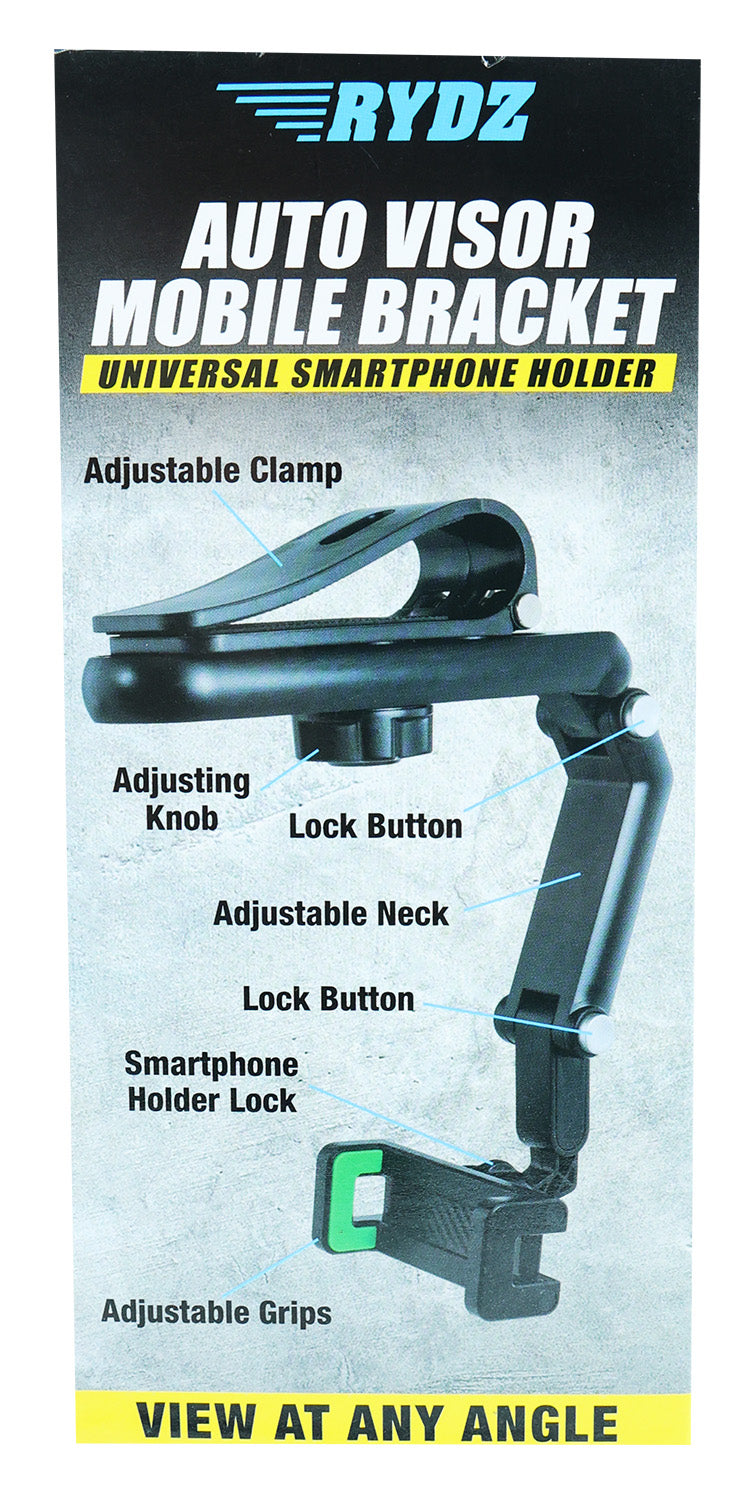 Auto Visor Cell Phone Bracket