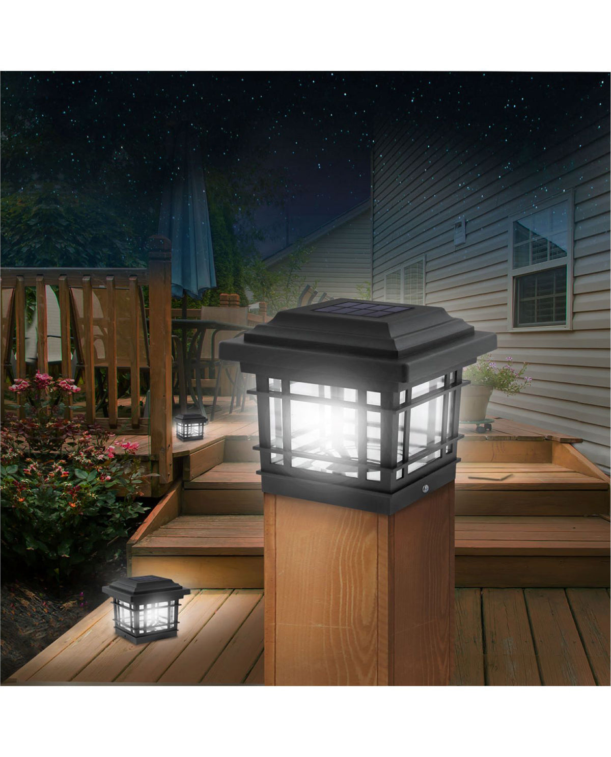Constell Bright Post And Lampost Solar Light
