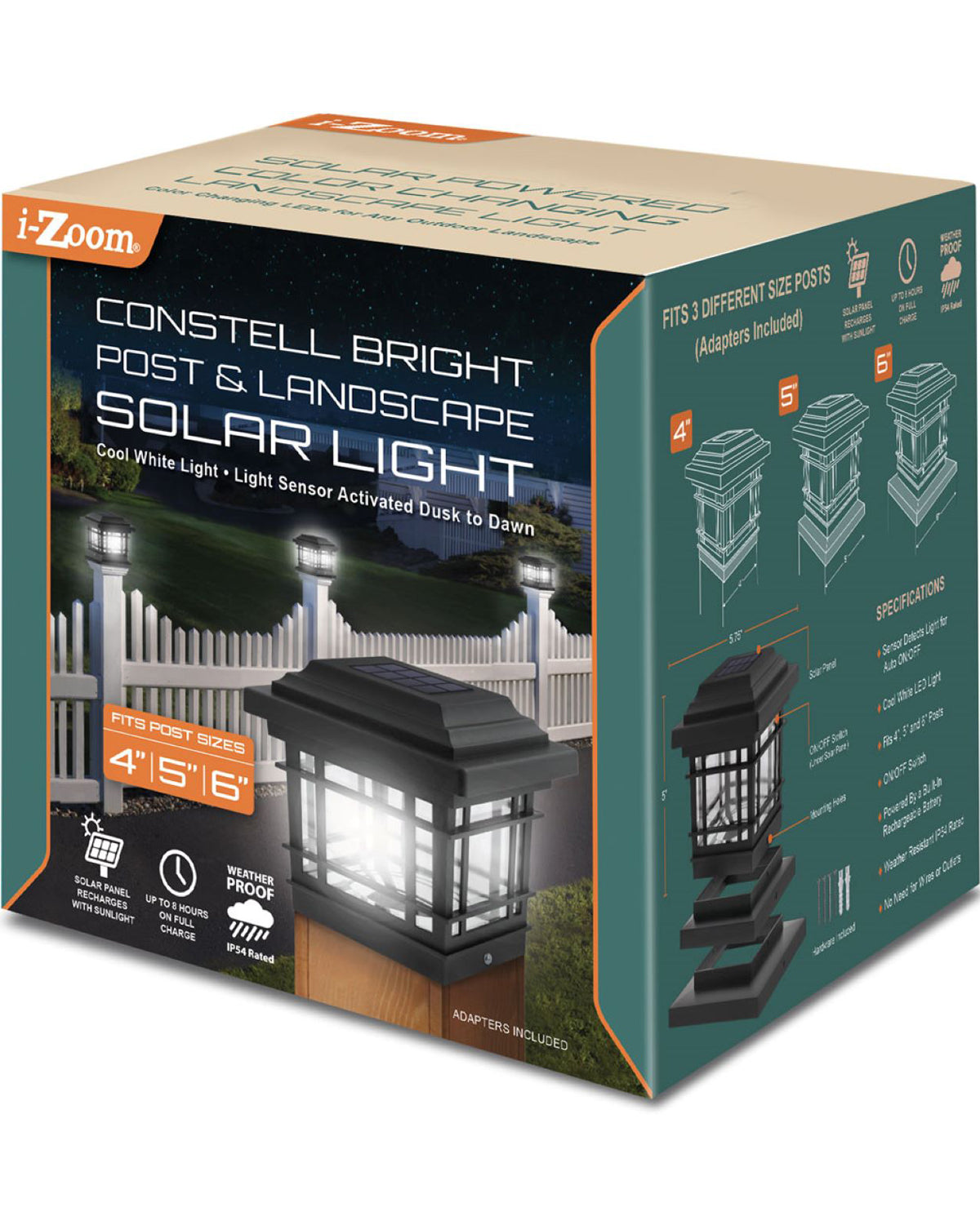 Constell Bright Post And Lampost Solar Light