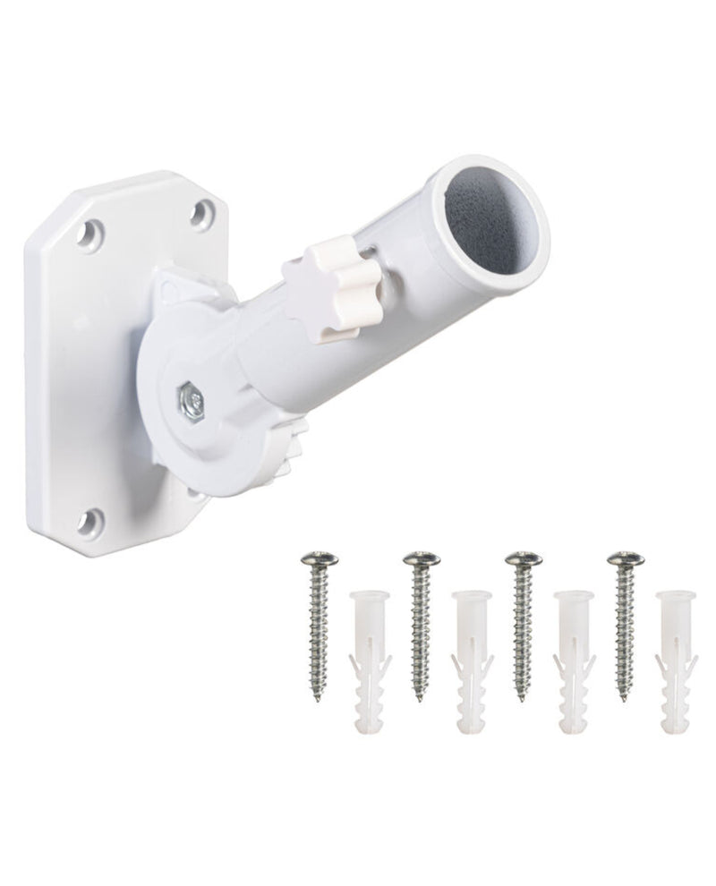 White Metal Flag Bracket