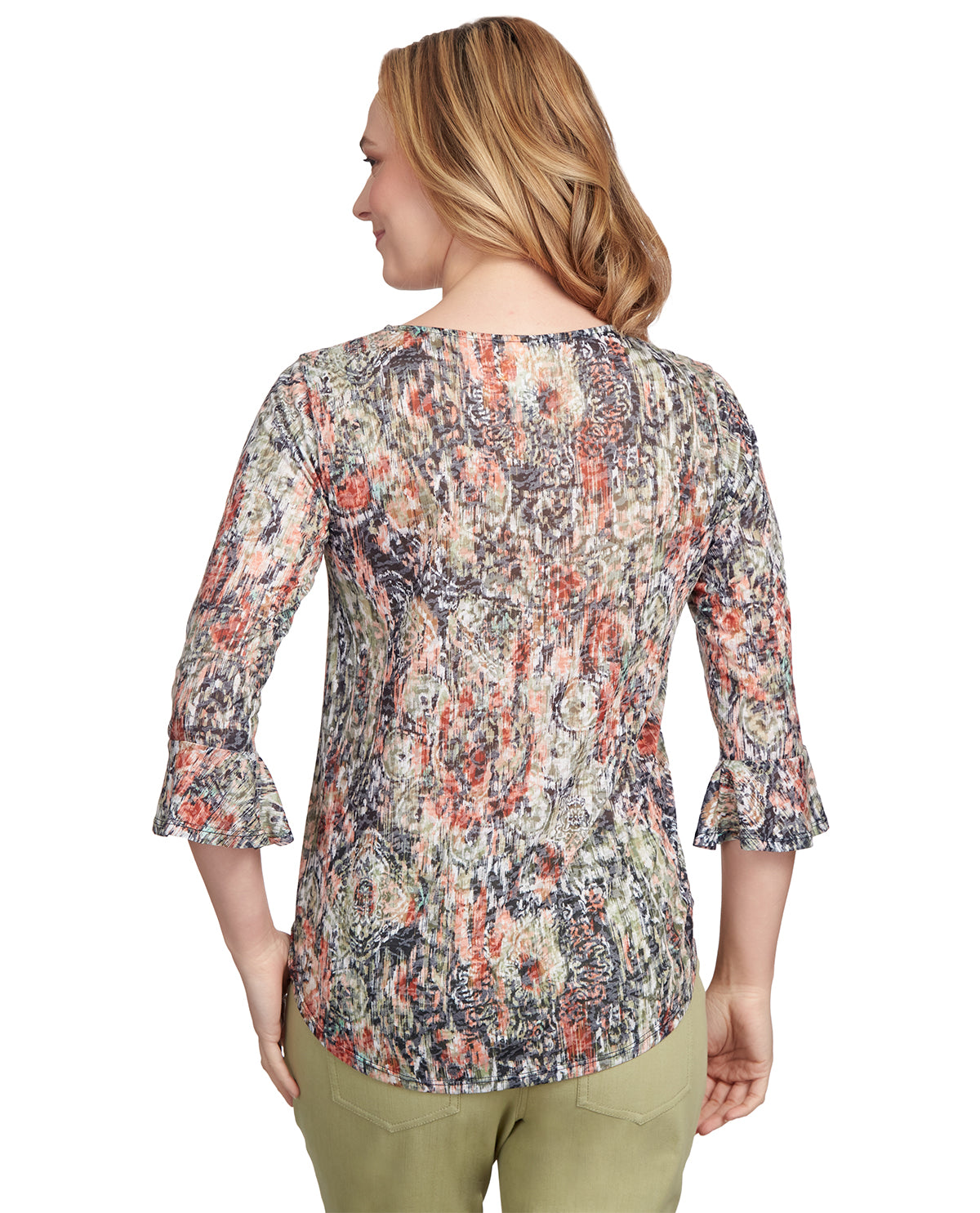 Ruby Road Must Haves II Medallion Knit Top