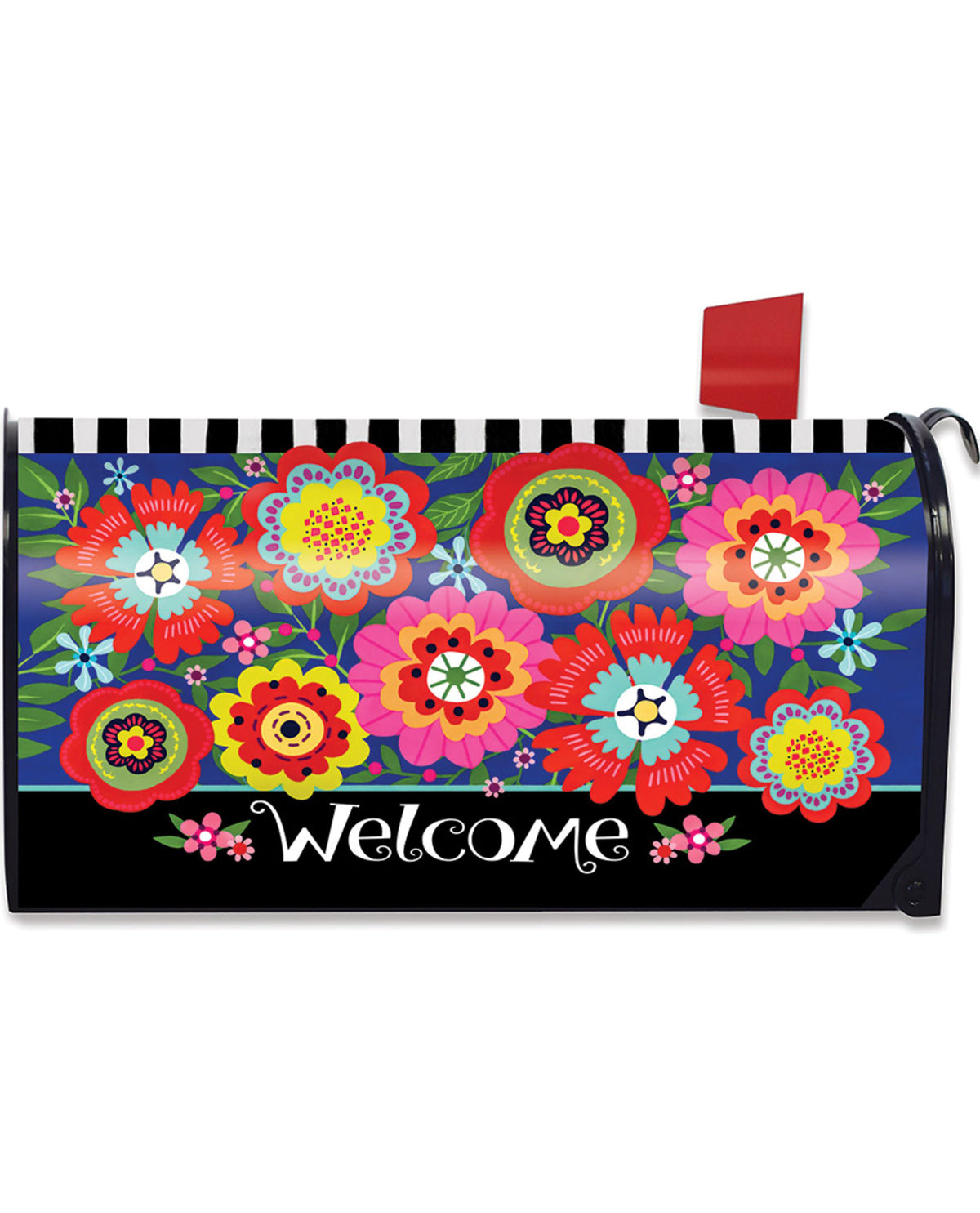 Bright Blooms Mailbox Cover