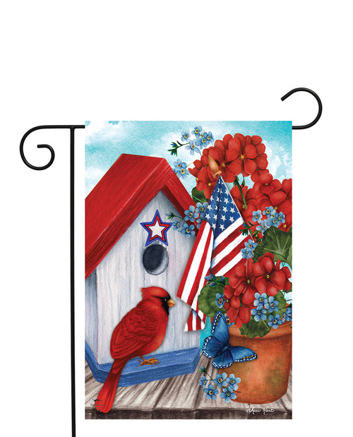 American Cardinal Garden Flag