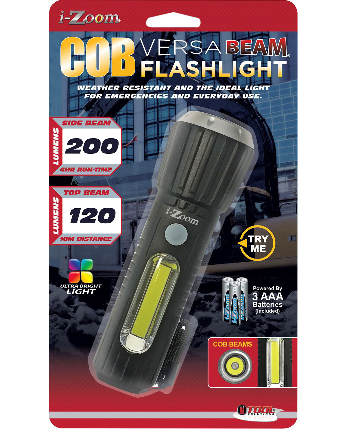 iZoom COB Versa Beam Flashlight