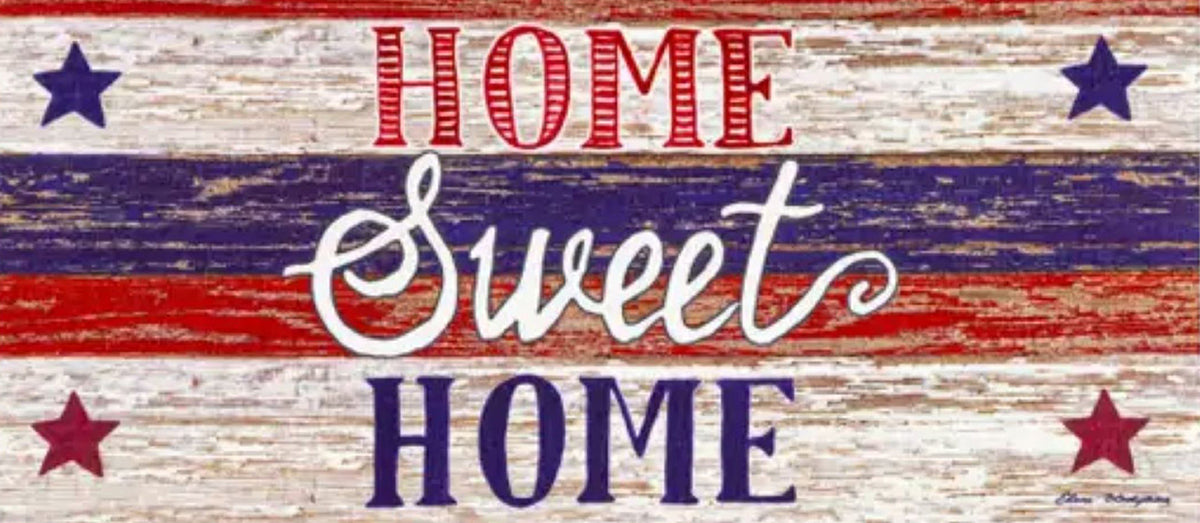 Patriotic Home Sweet Home Sassafras Switch Mat