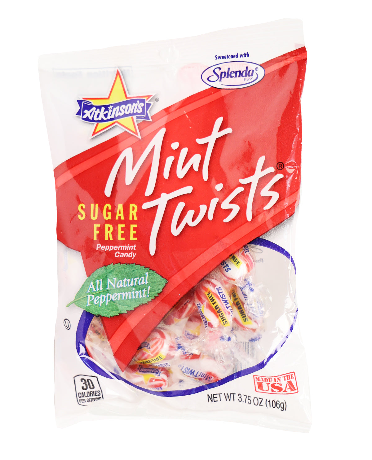 Sugar Free Mint Twists - 3.75oz