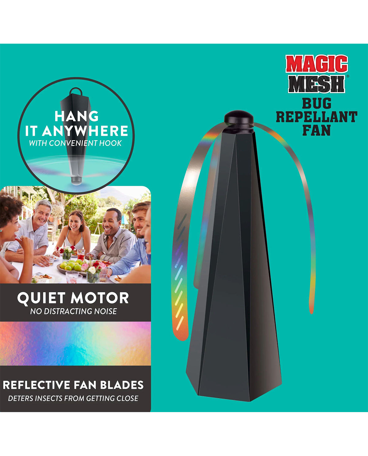 Magic Mesh Bug Repellant Fan