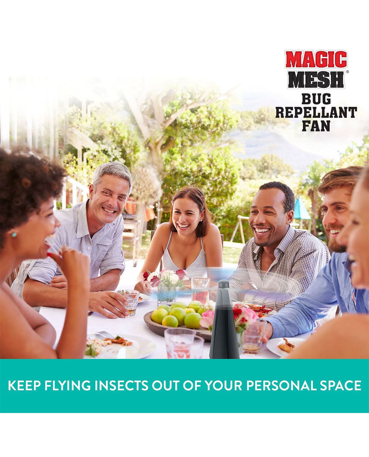 Magic Mesh Bug Repellant Fan