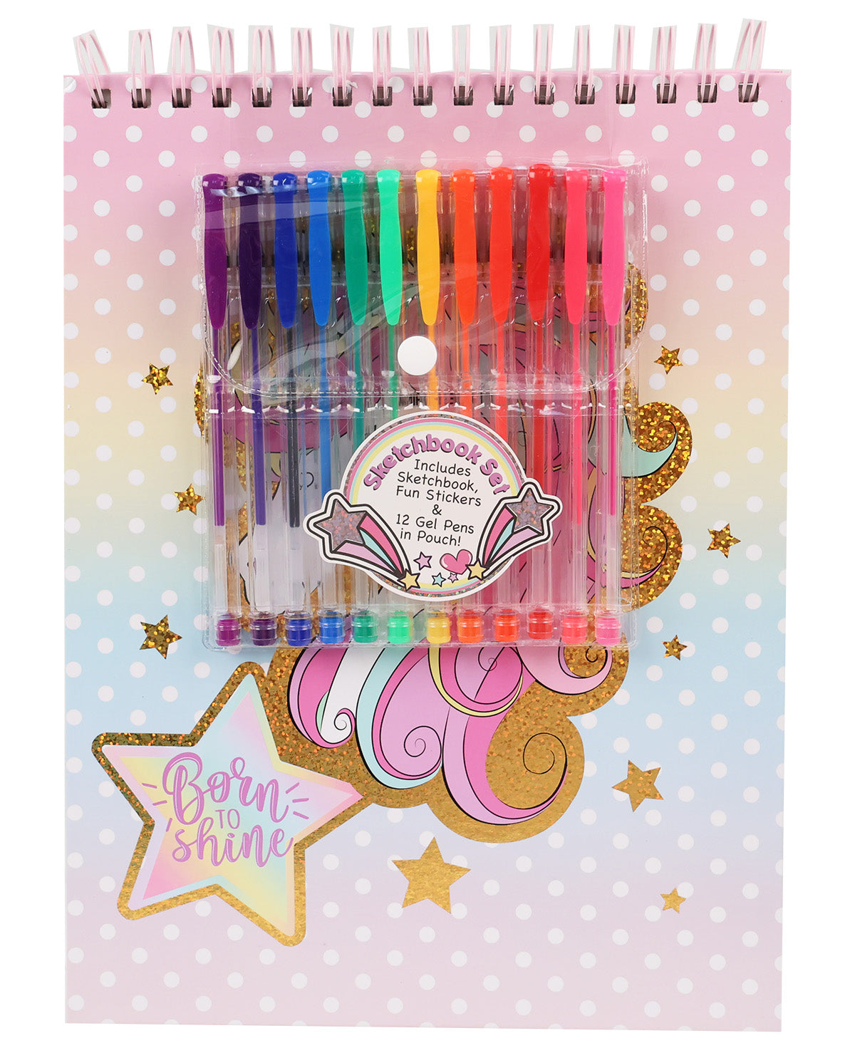 Sketchbook/Gel Pen Set - Unicorn
