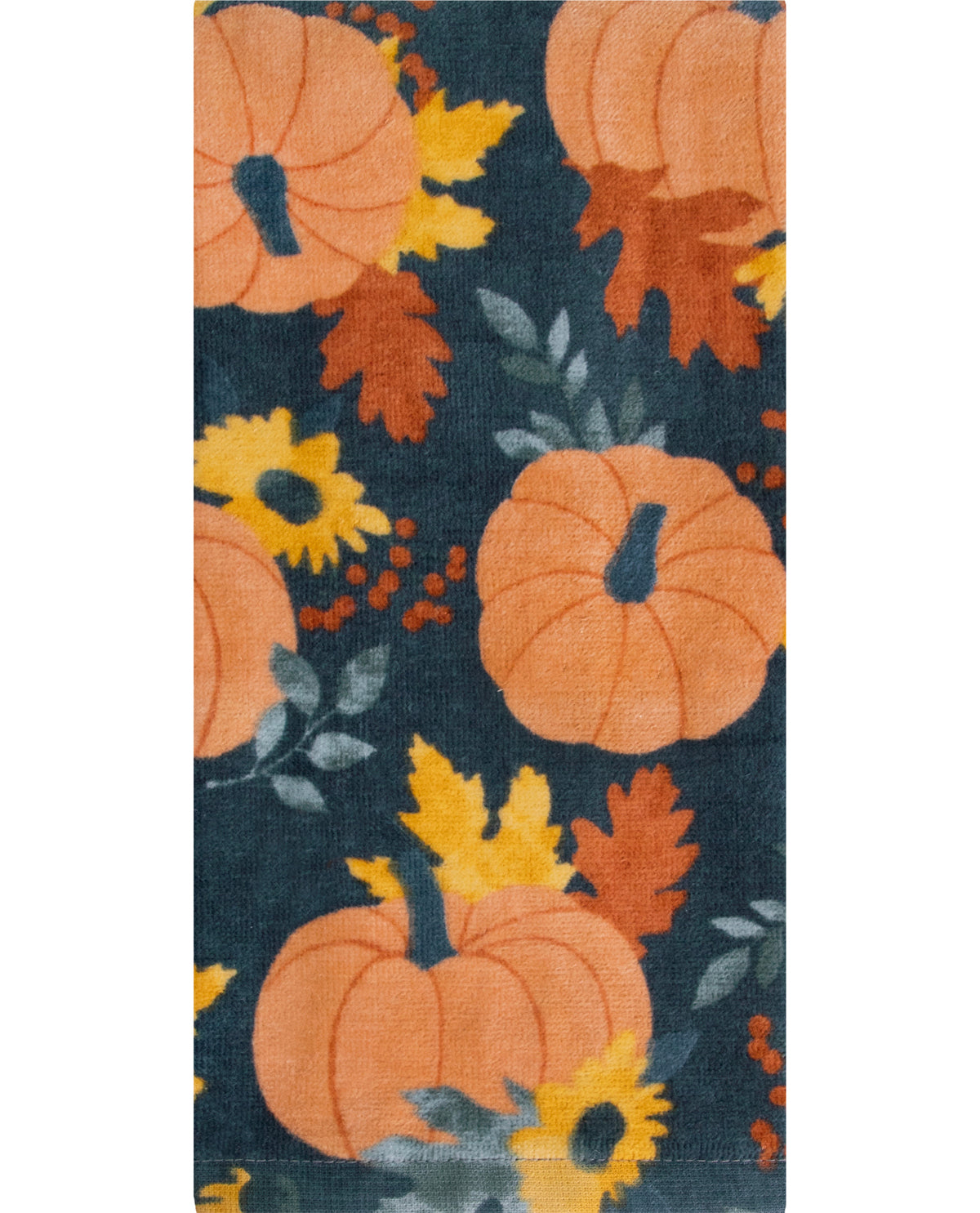 Textured Pumpkin Toss Dual-Purpose Decorative Kitchen Towel