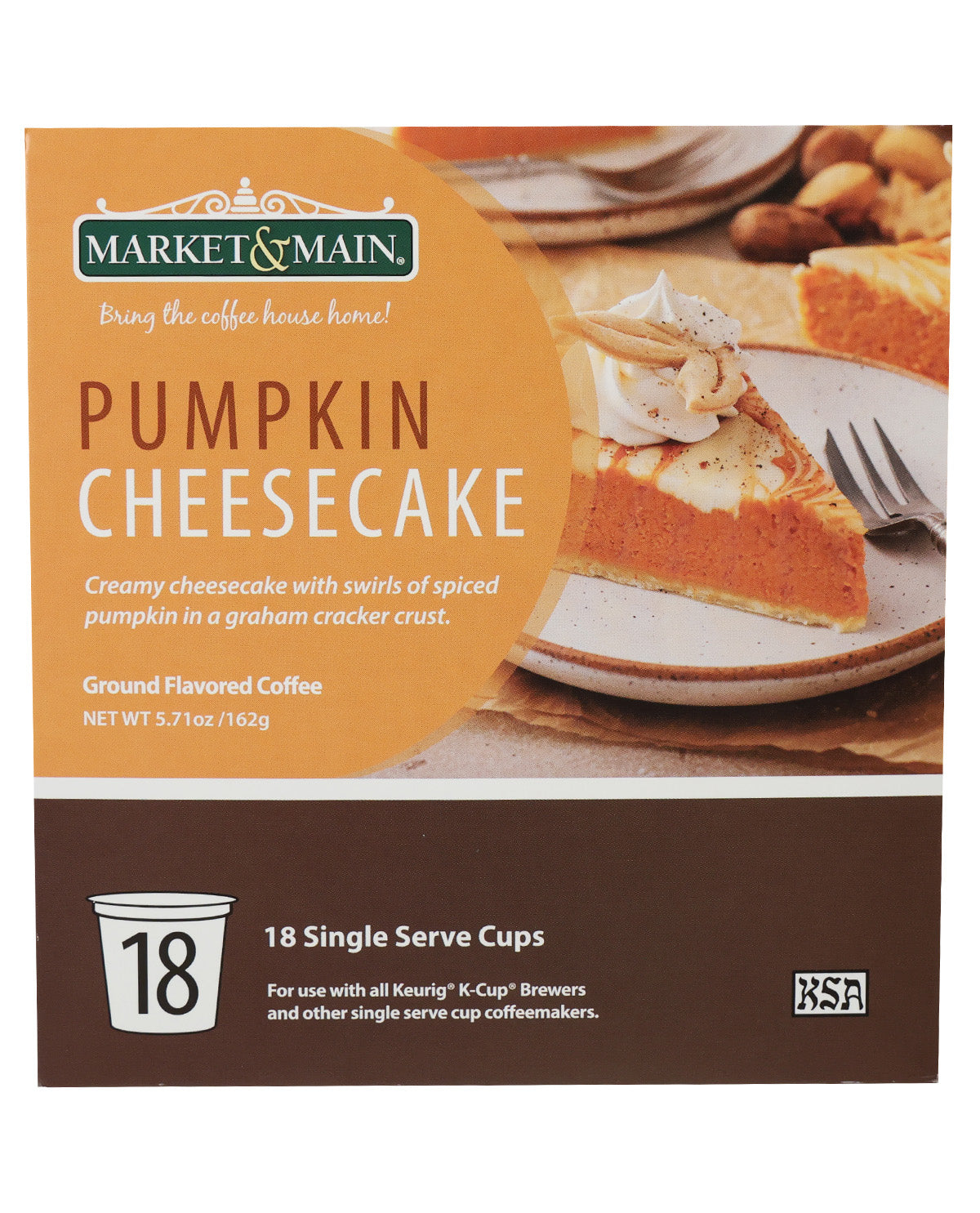 Pumpkin Cheesecake 18 Count Coffee Pods