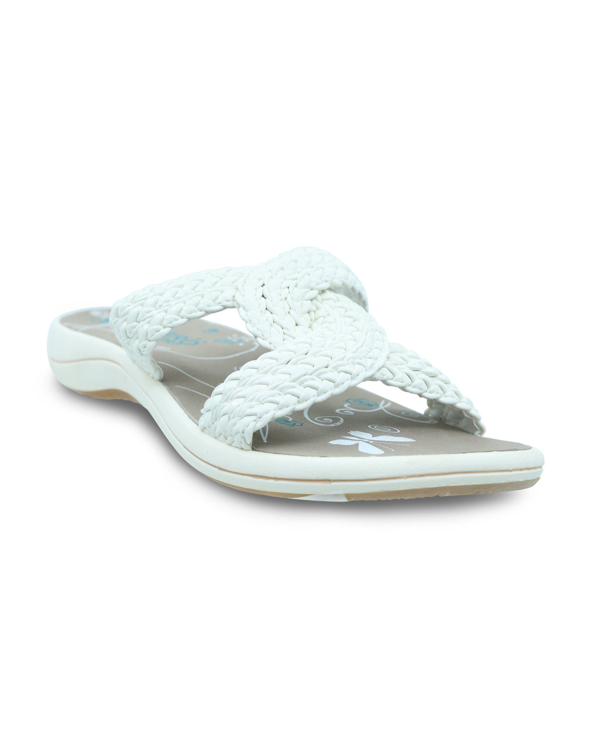 Ingaro Sport Raffia White Sandal