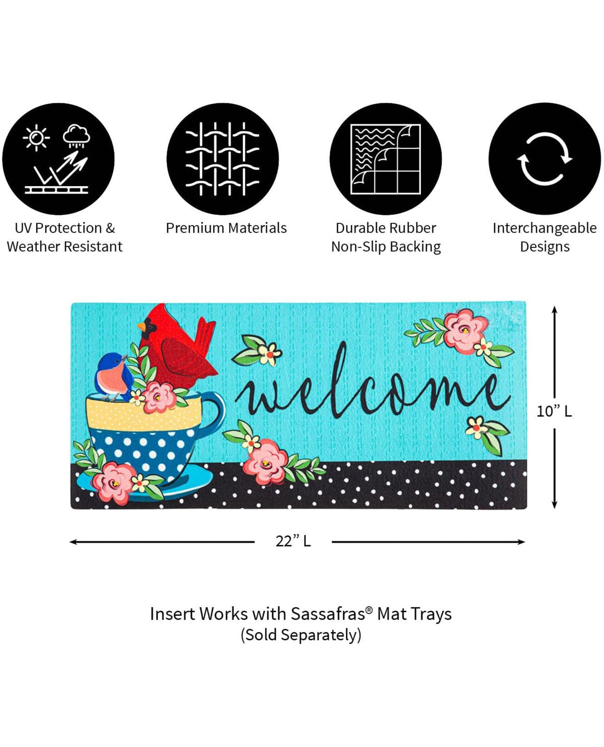 Songbirds Welcome Sassafras Switch Mat