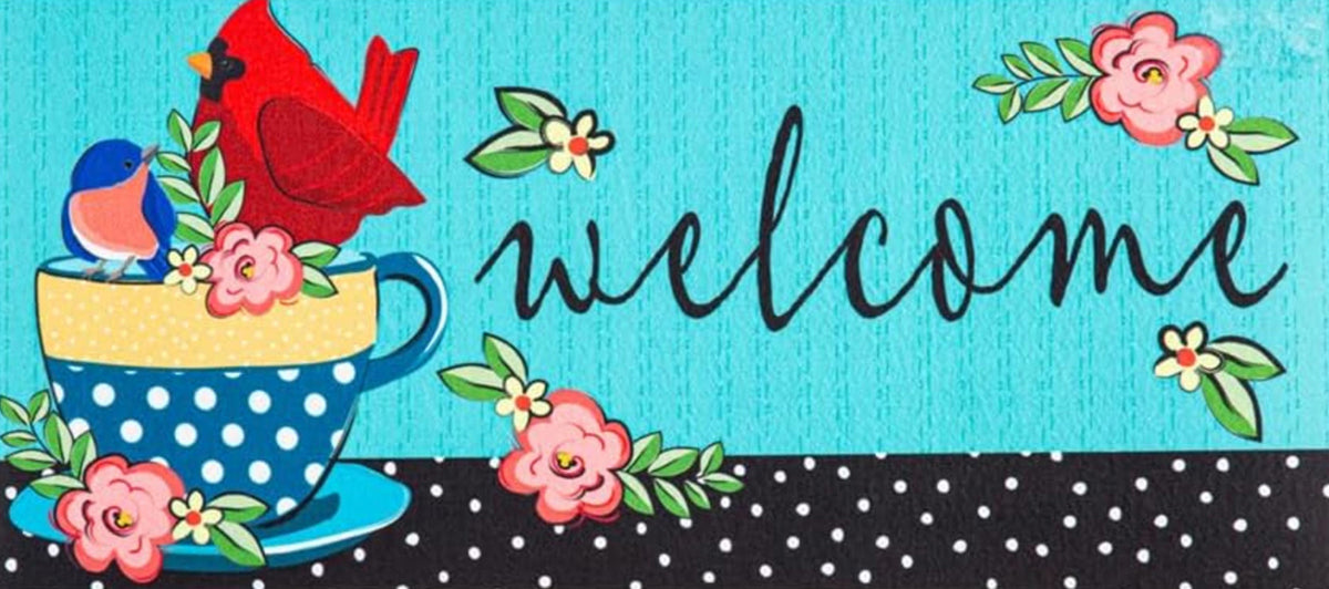 Songbirds Welcome Sassafras Switch Mat