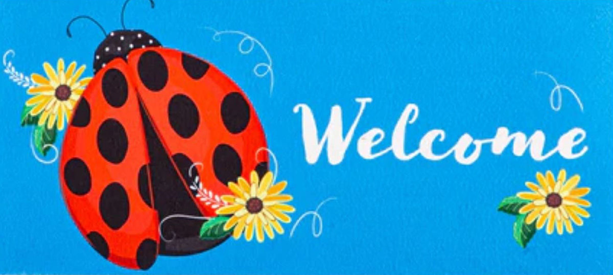 Ladybug Welcome Sassafras Switch Mat
