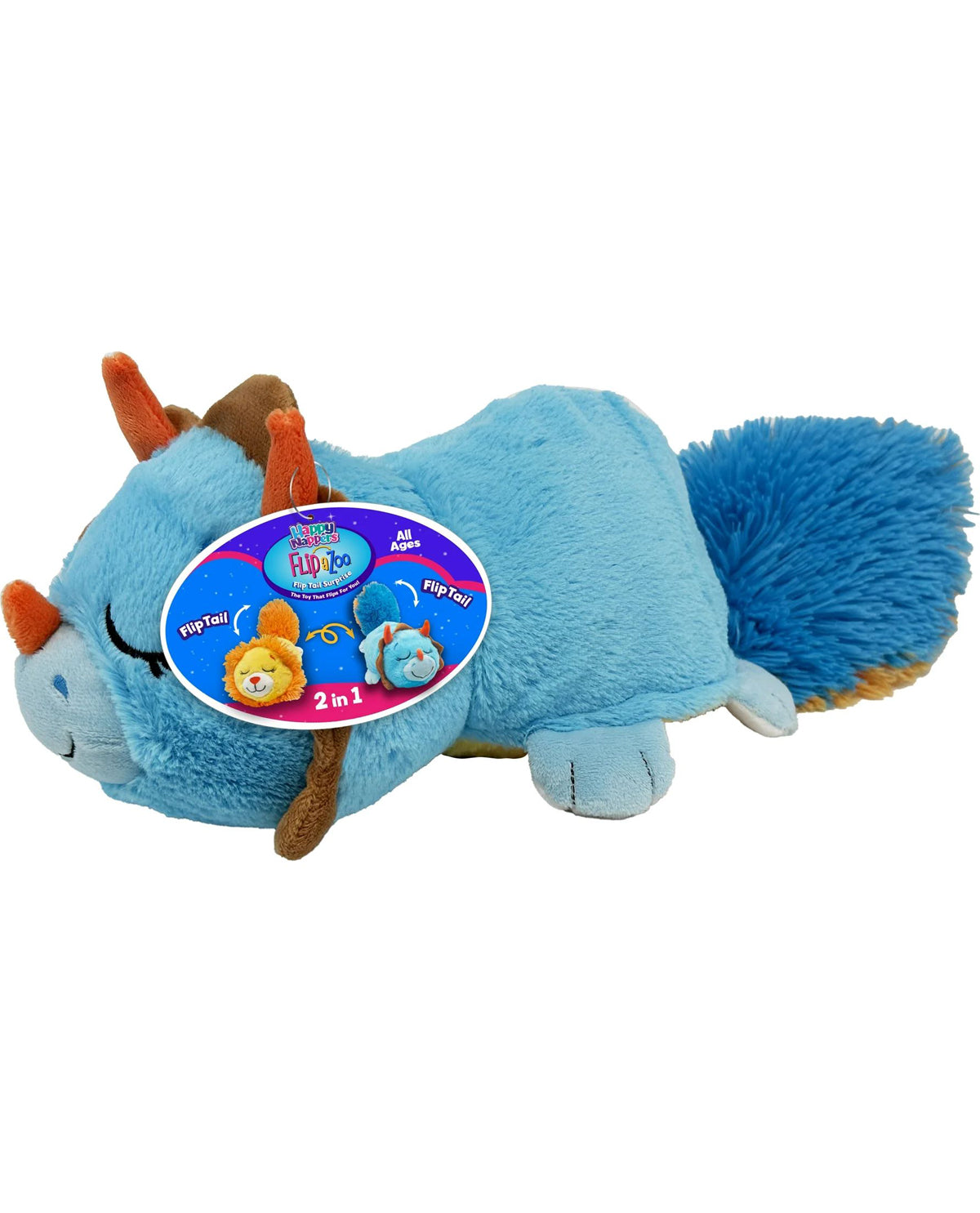 Flip-A-Zoo Happy Nappers Children's Plush Toy