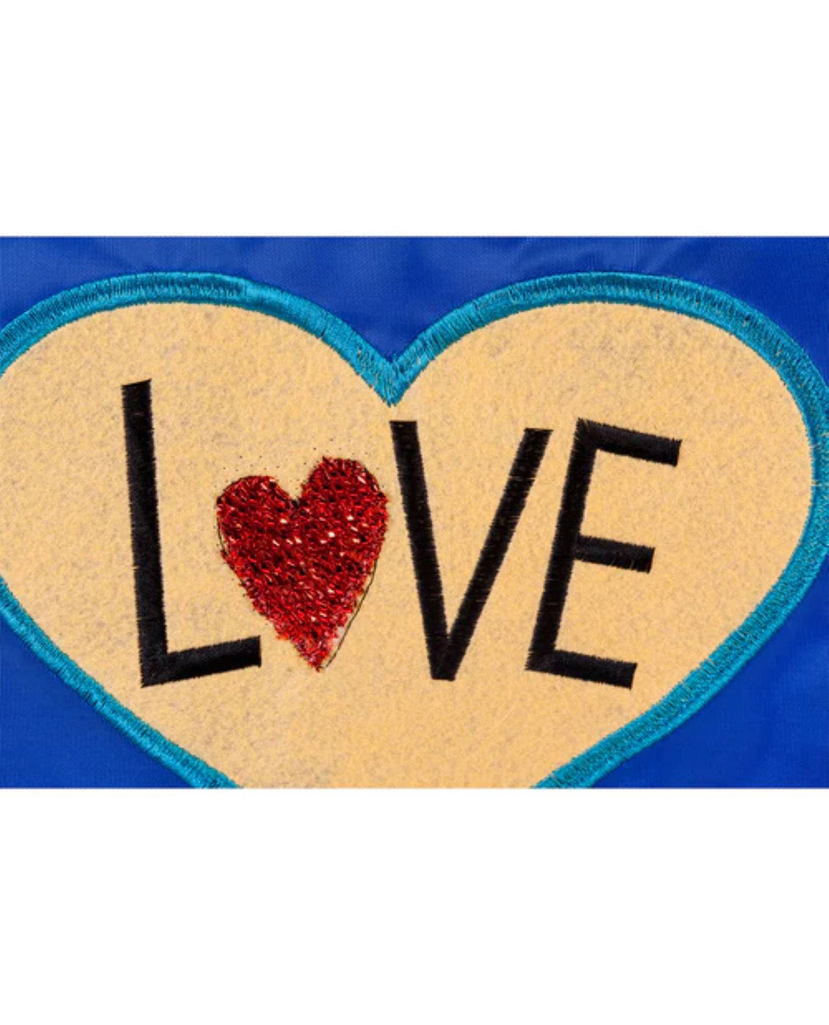 Live, Love, Bark, Garden Applique Flag