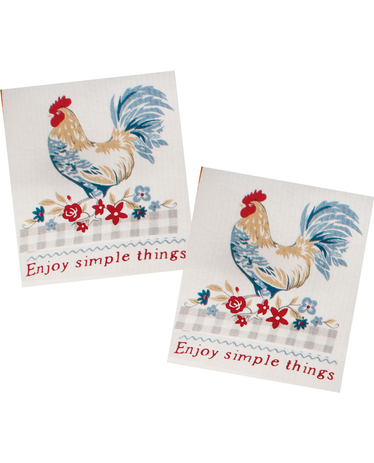 Rooster Swedish Fun Cloths - Two Pack