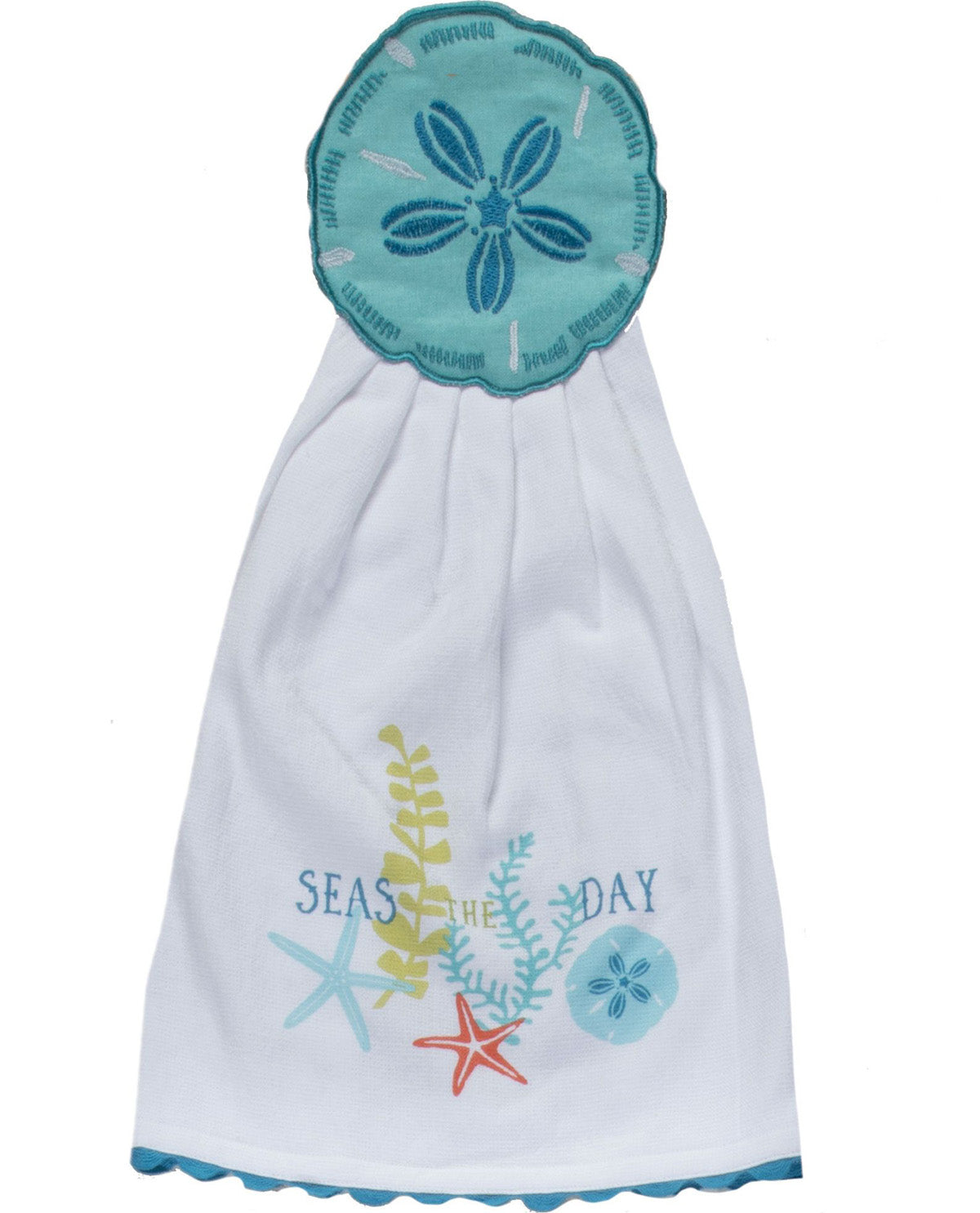 Sand Dollar Hang-Ups Kitchen Towel