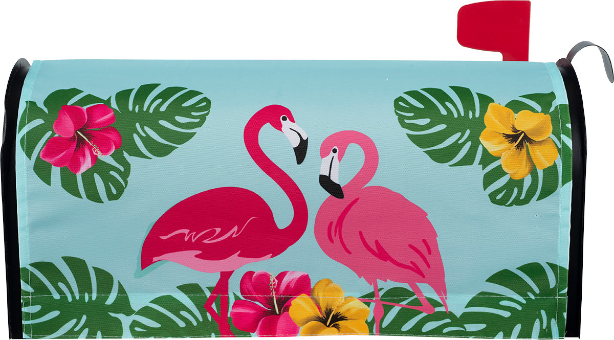 Flamingos Mailbox Cover