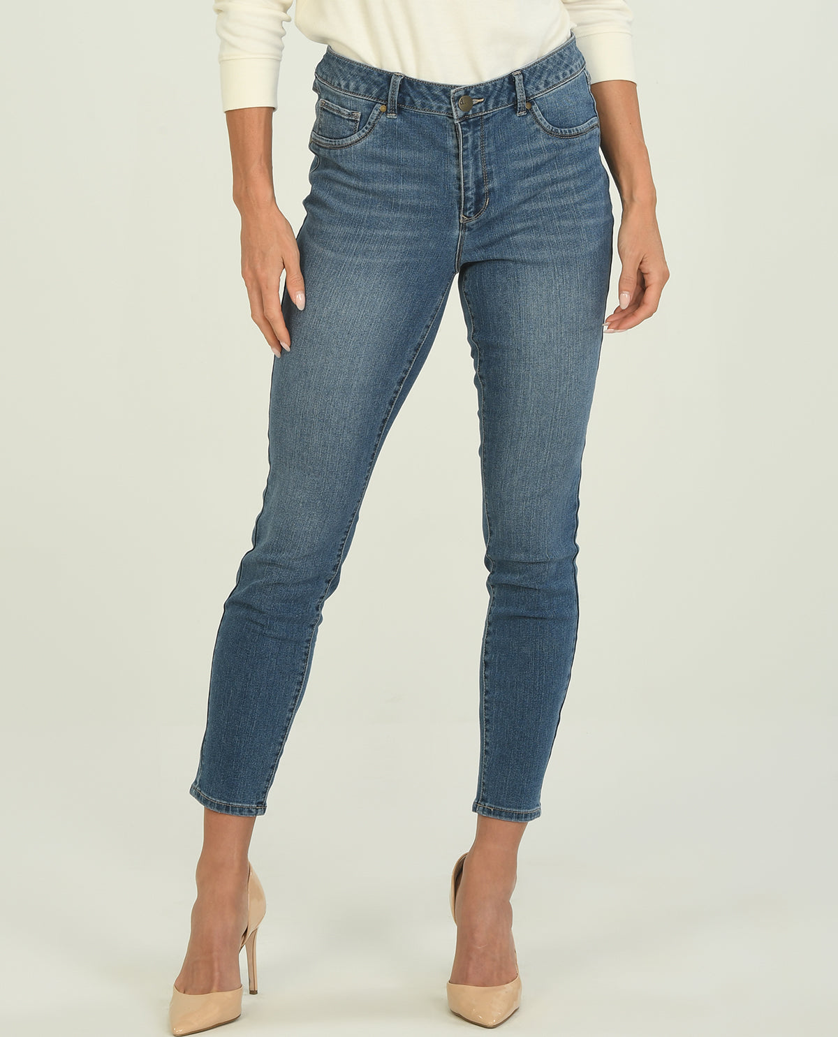 D Jeans Stone Wash Skinny Jeans