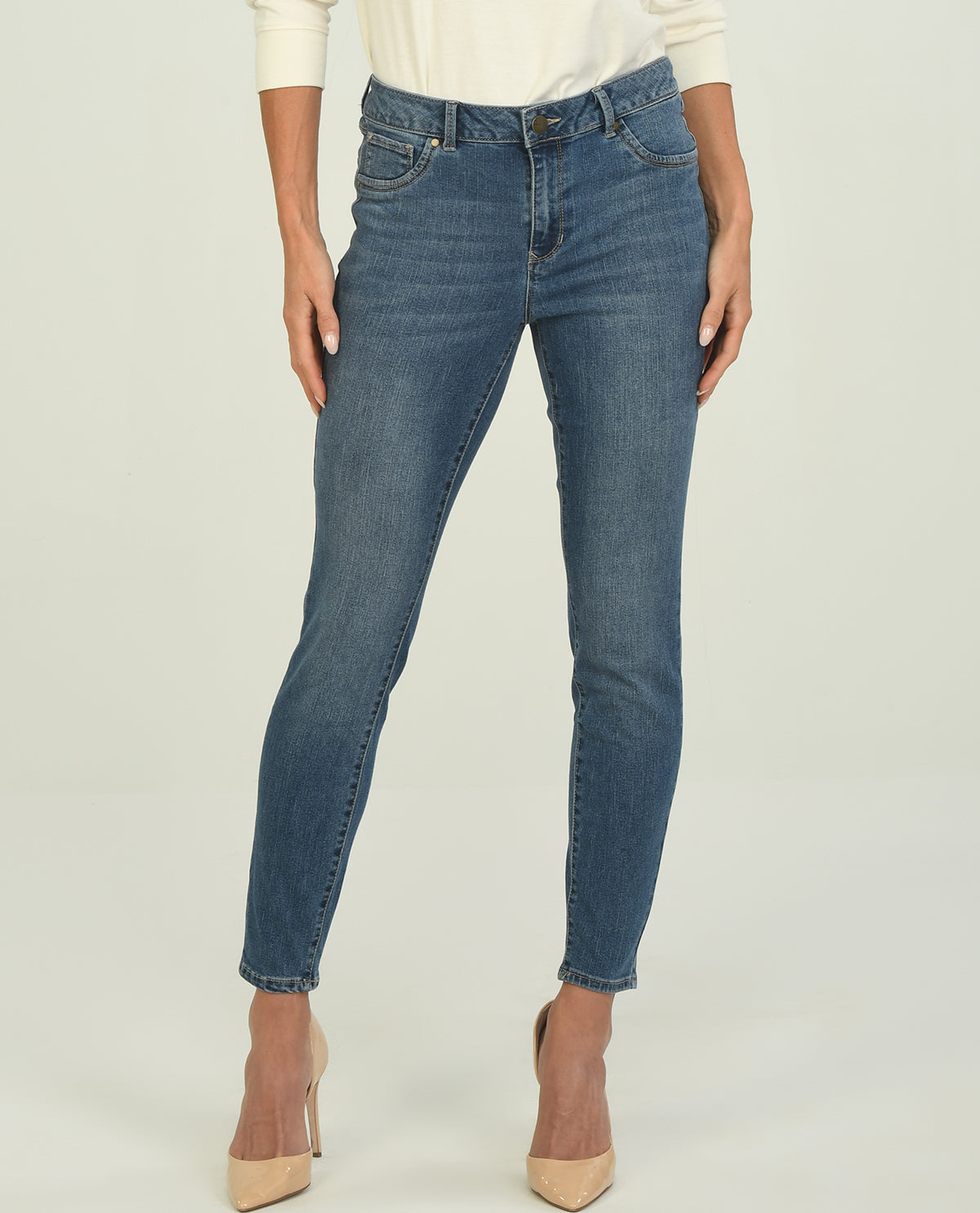 D Jeans Stone Wash Skinny Jeans