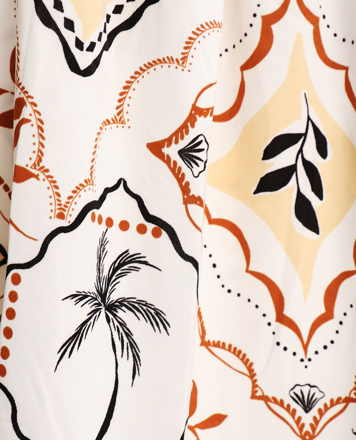 Robert Louis Print Silky Knit Skirt