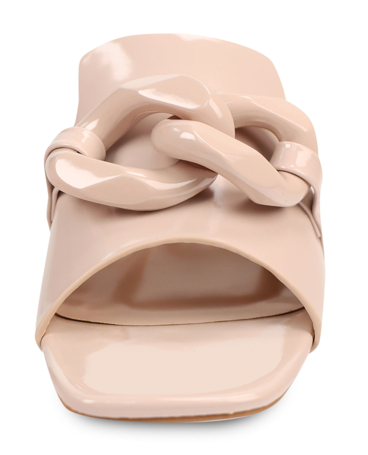 Pierre Dumas Chain Detail Sandal Nude