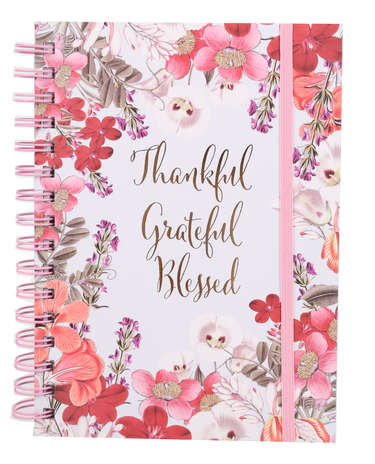 Red Flowers Spiral Notebook