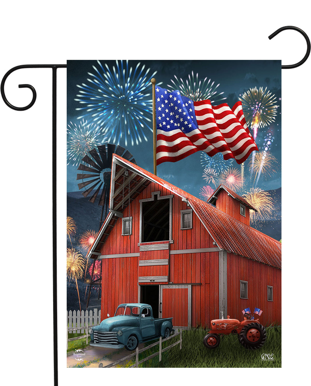 Celebration Barn Garden Flag
