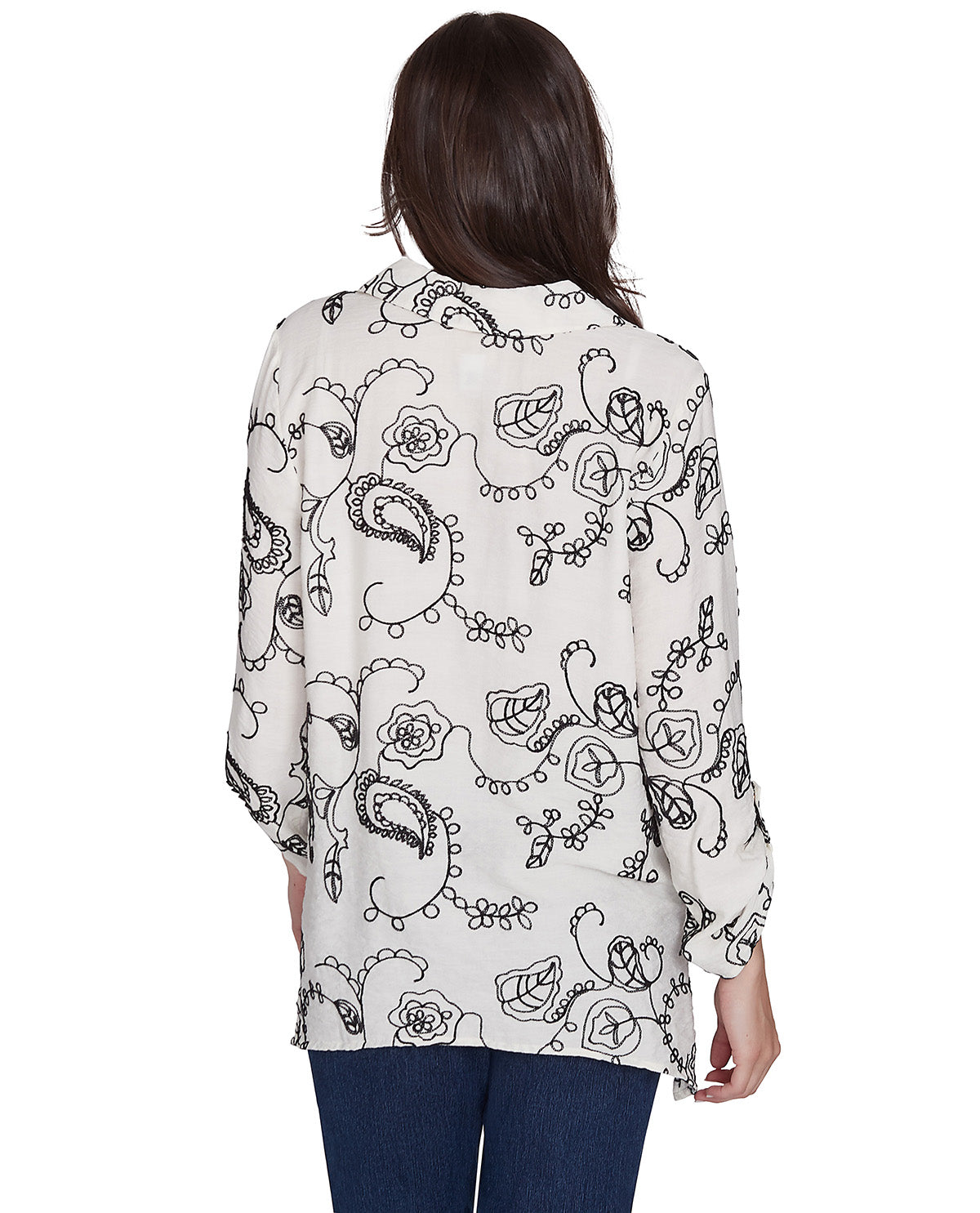 Ruby Road Missy New & Now Luxe Voile Woven Top
