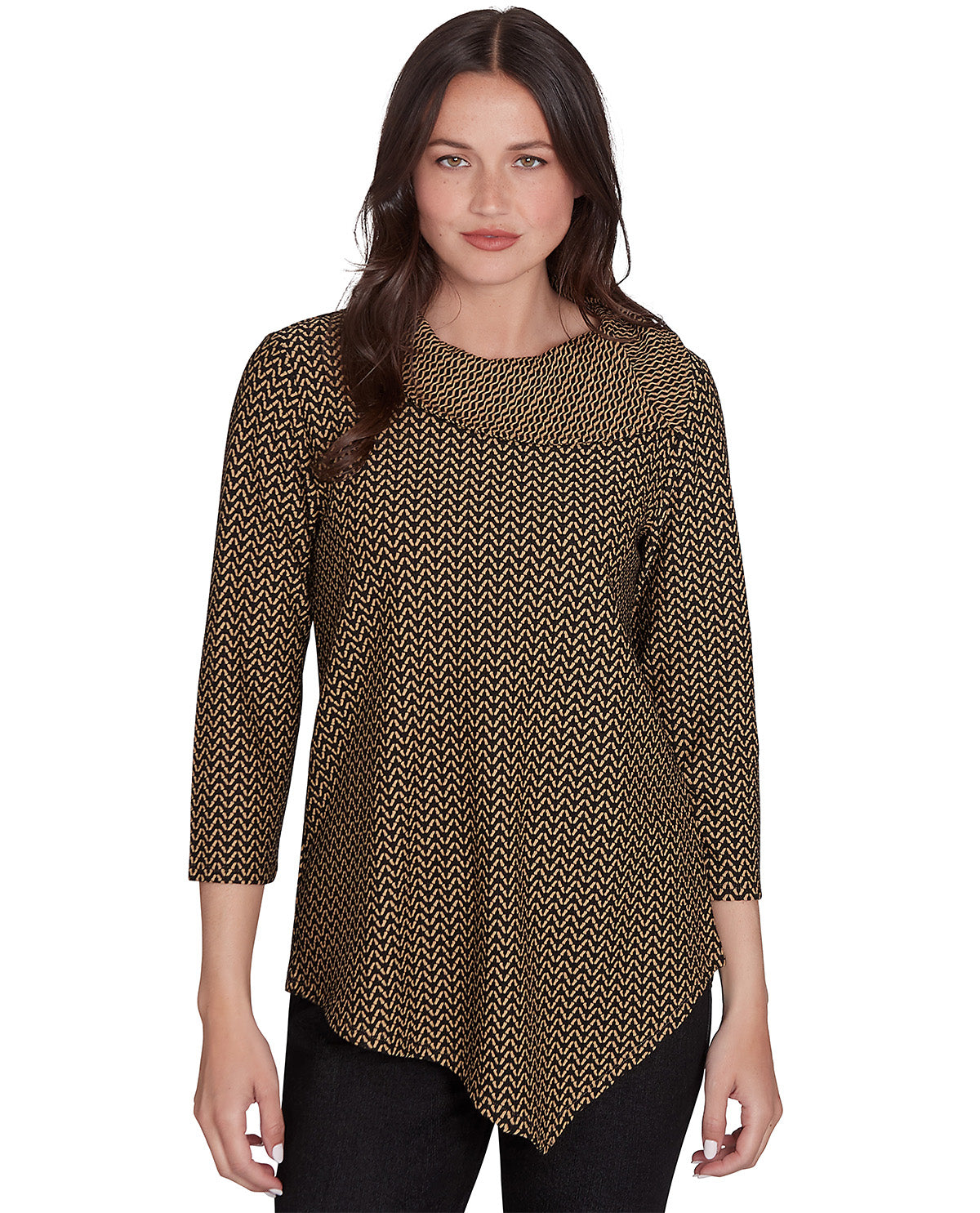 Ruby Road Go Wild Herringbone Top
