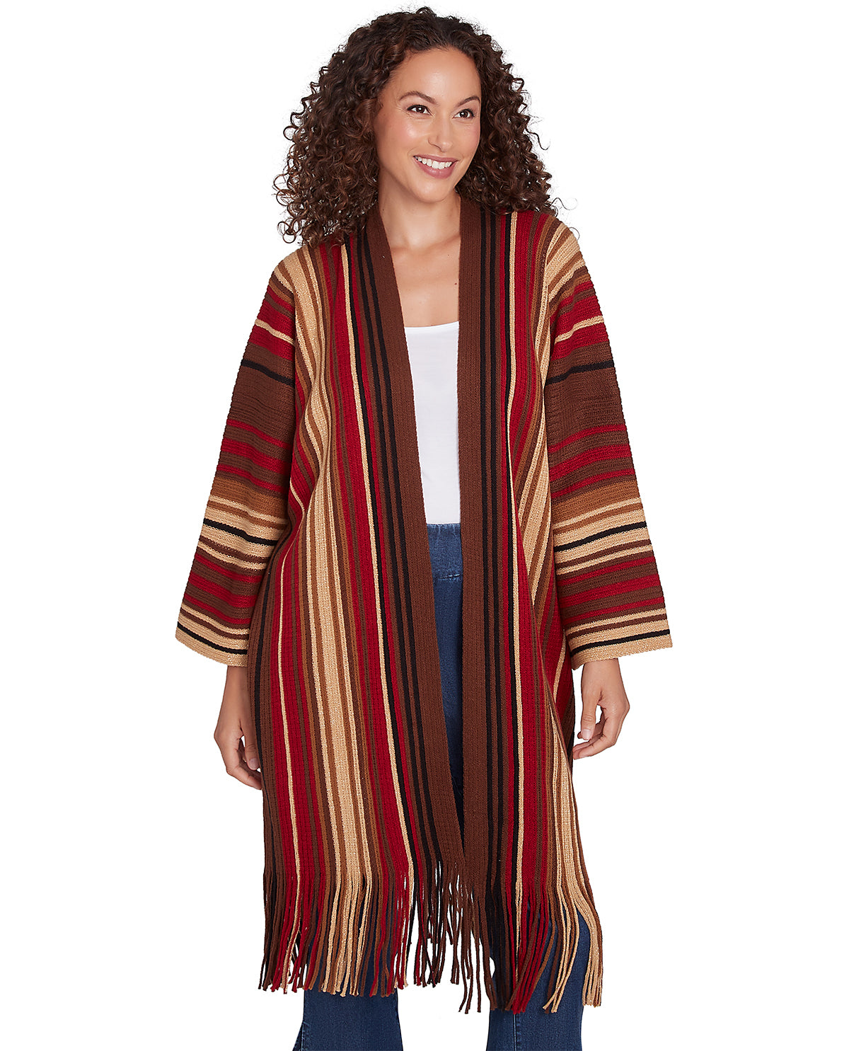 Ruby Road Go Wild Striped Cardigan