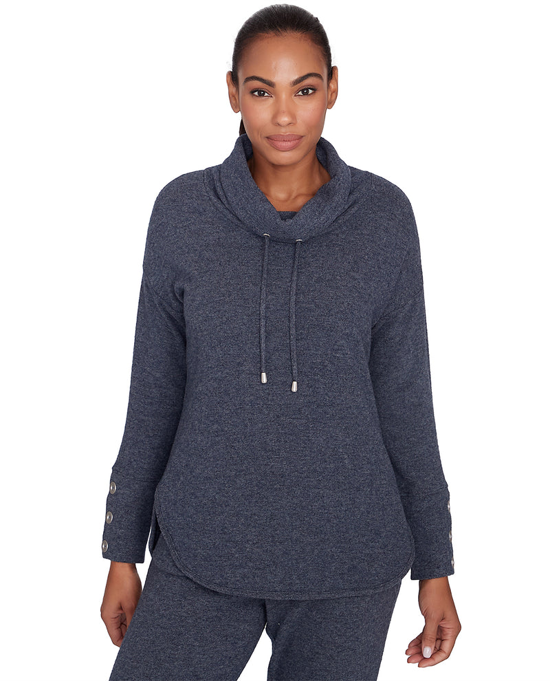 Ruby Road Missy Cozy Season Long Sleeve Knit Top