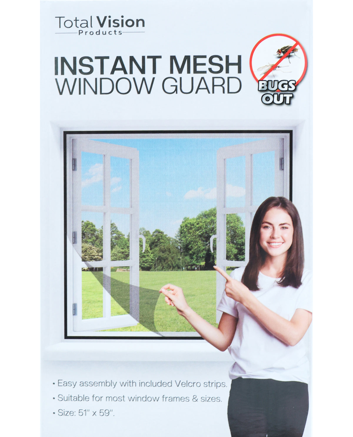 Instant Mesh Window Guard
