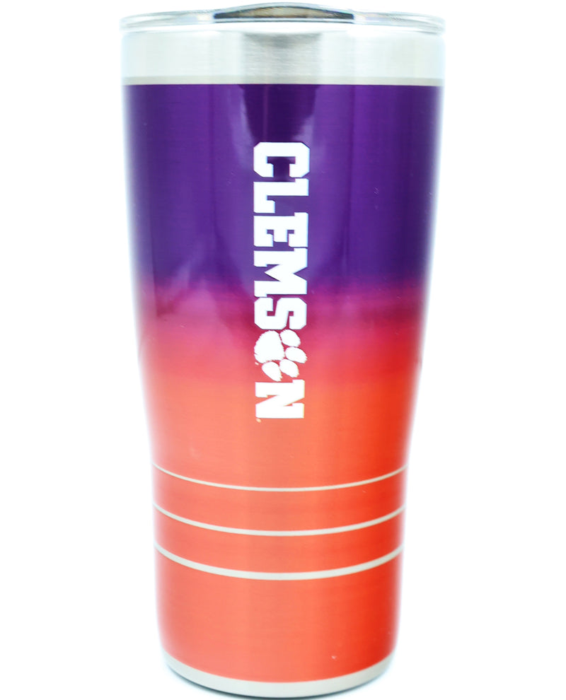 20oz. Tervis Clemson Tigers Ombre Stainless Steel Tumbler