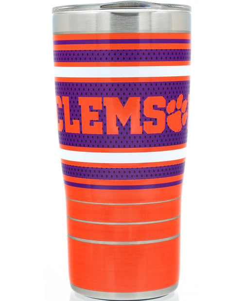 20oz. Tervis Clemson Tigers Win Streak Stainless Steel Tumbler with Slider Lid